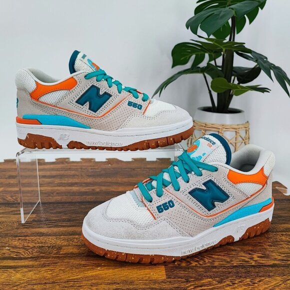 New balance Women’s Multicolor Leather Sneakers BBW550DA Size 5 - Picture 1 of 7